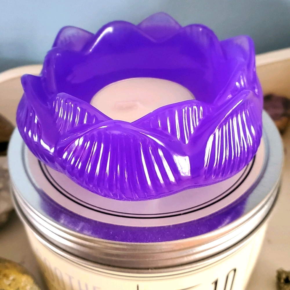 Tulip lotus tea light candle holder-changes color